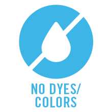 no colors or dyes